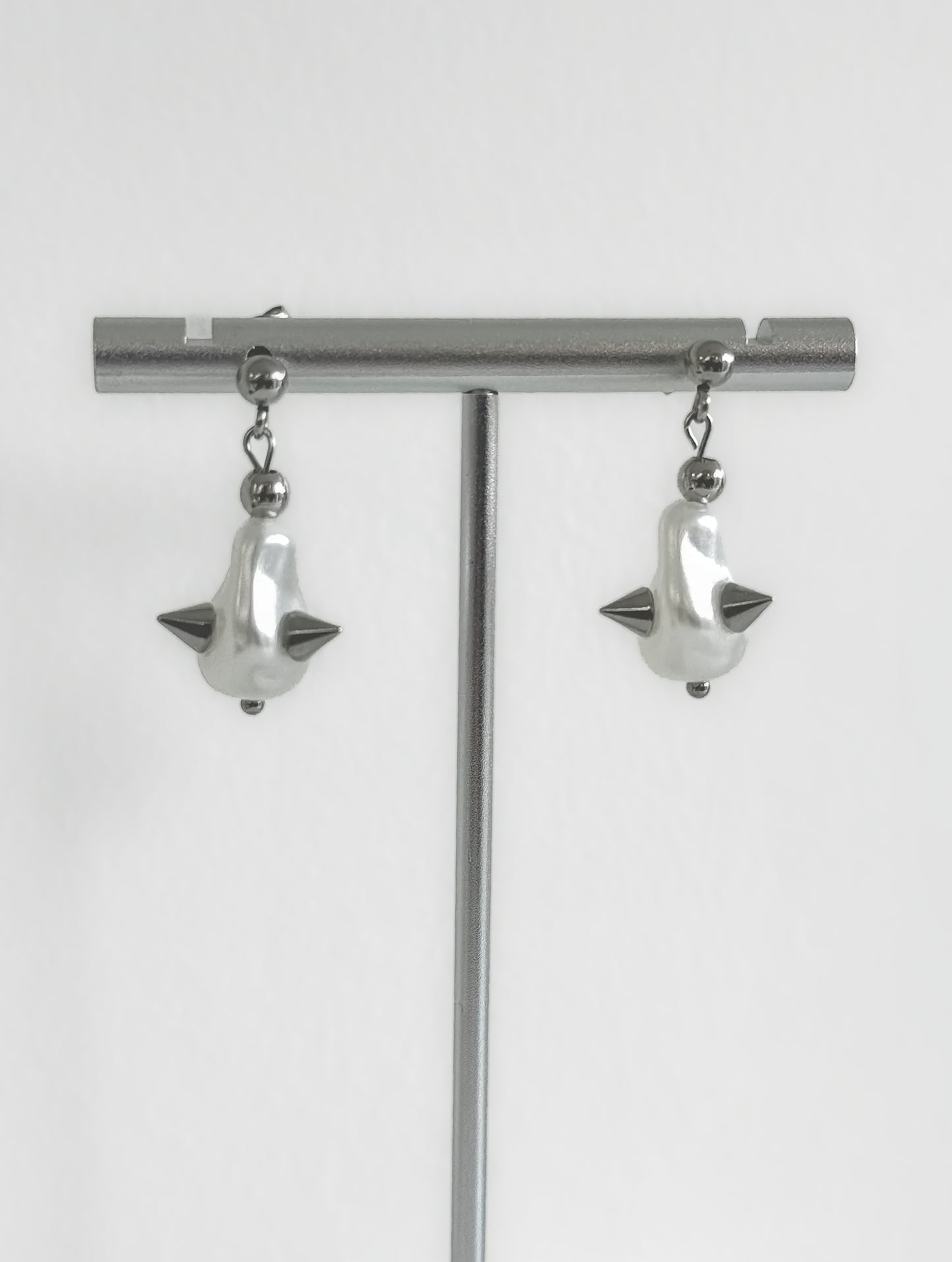 Spiky Pearl Studs