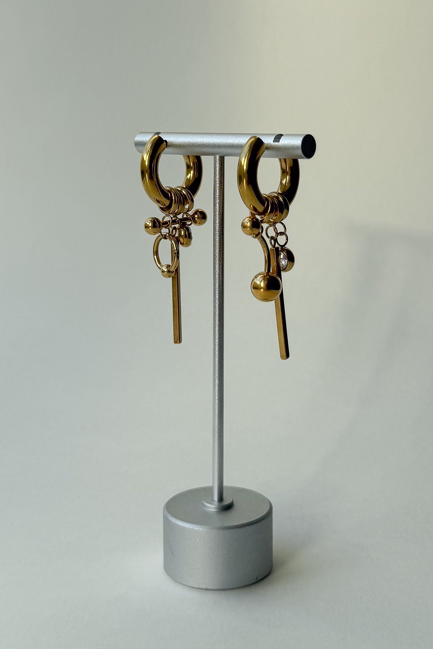 Gold Piercing Hoops