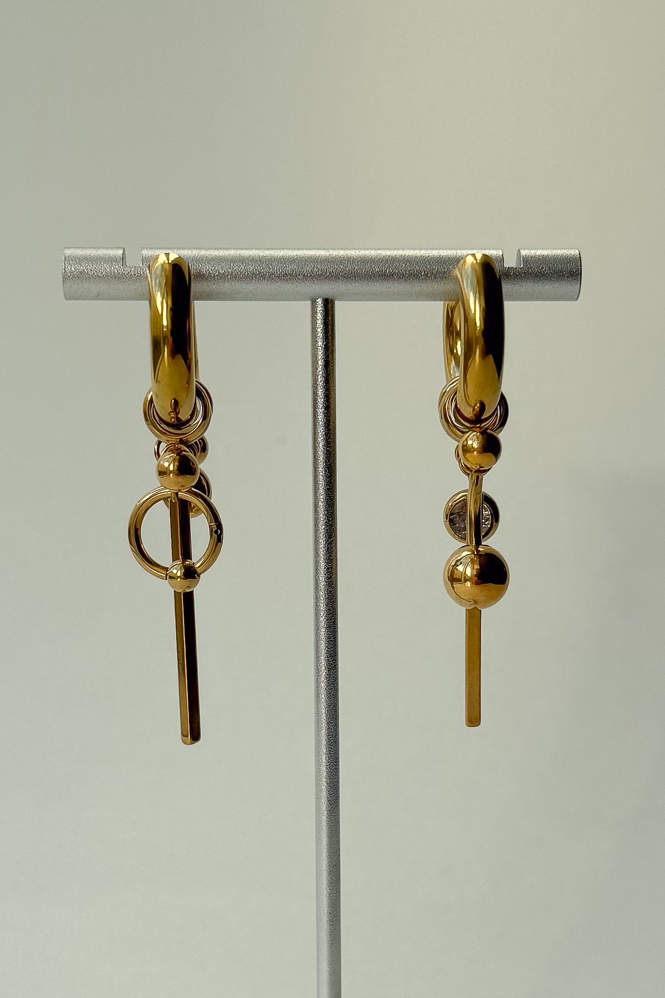 Gold Piercing Hoops