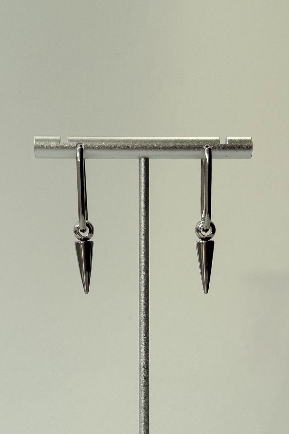 Oval Spike Hoops