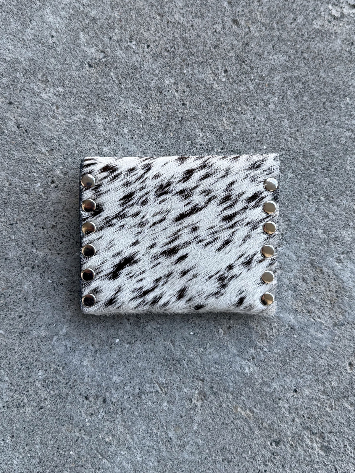 Salt'n Pepper Cowhide Coin Purse