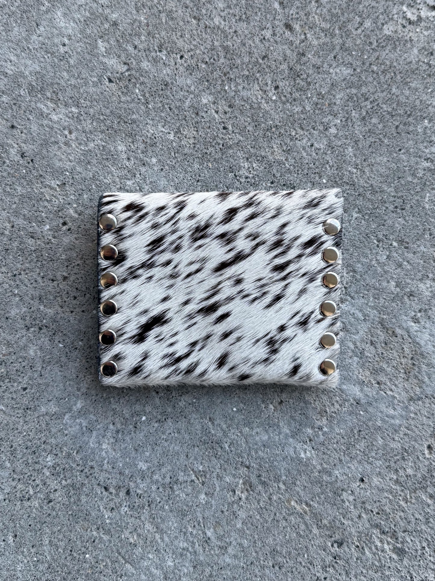 Salt'n Pepper Cowhide Coin Purse
