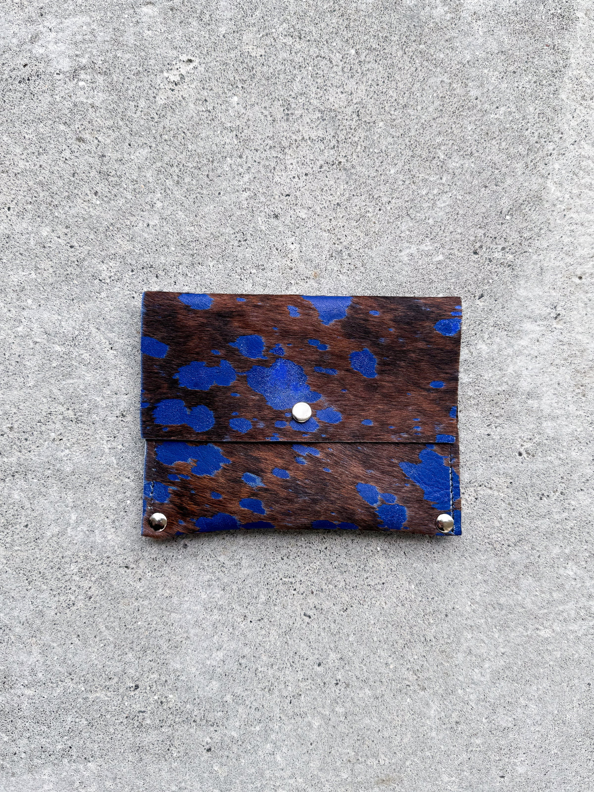 True Blue Cowhide Wallet