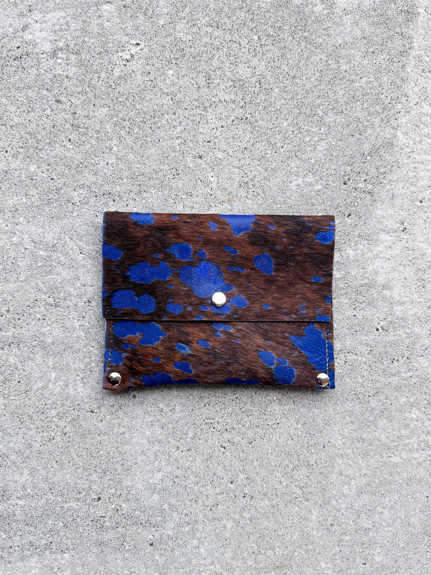 True Blue Cowhide Wallet