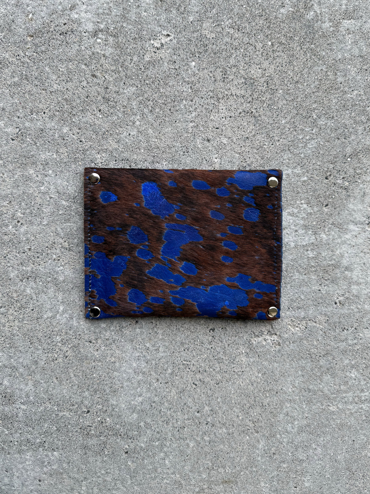True Blue Cowhide Wallet