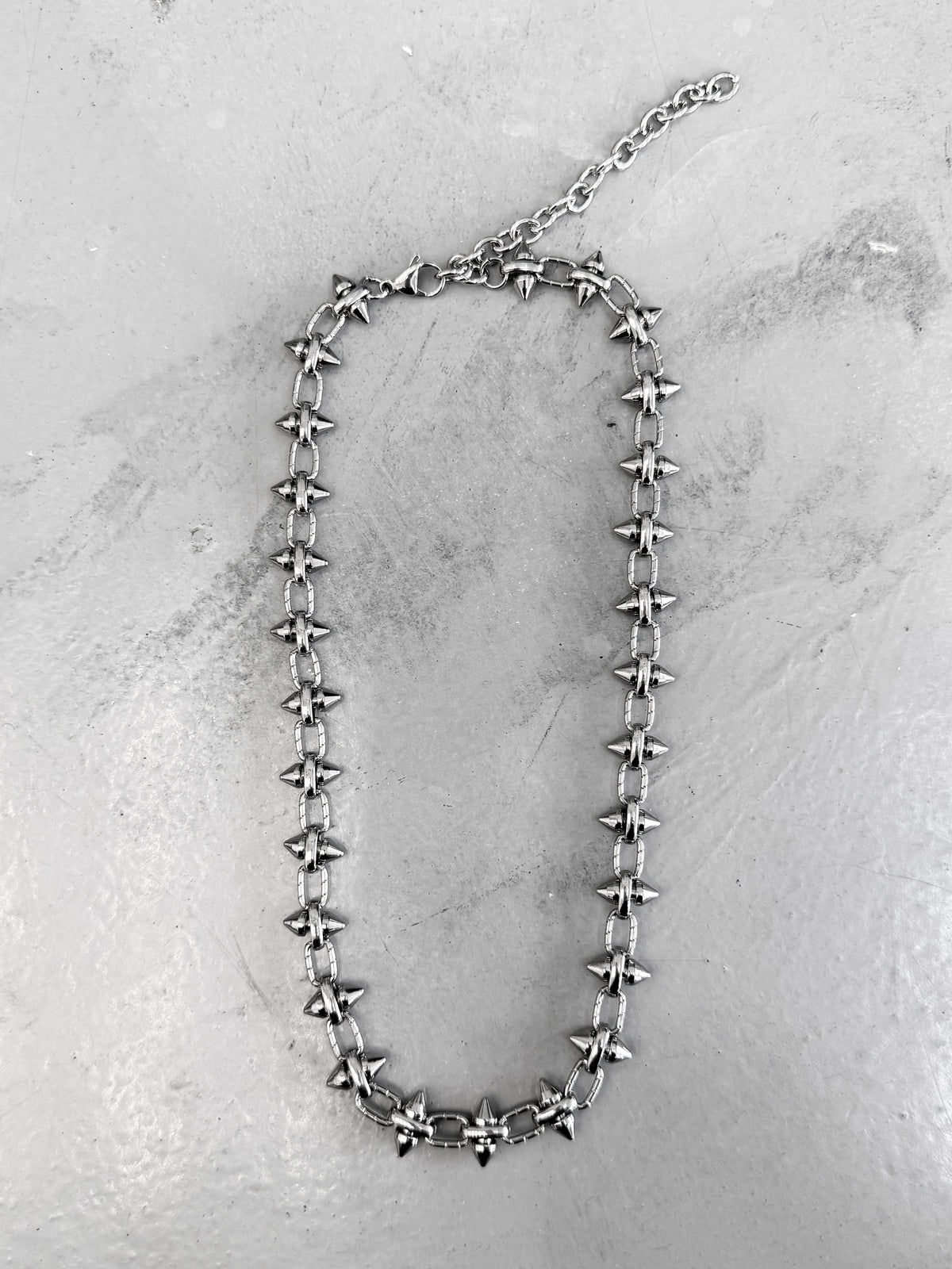 Spike Steel Necklace