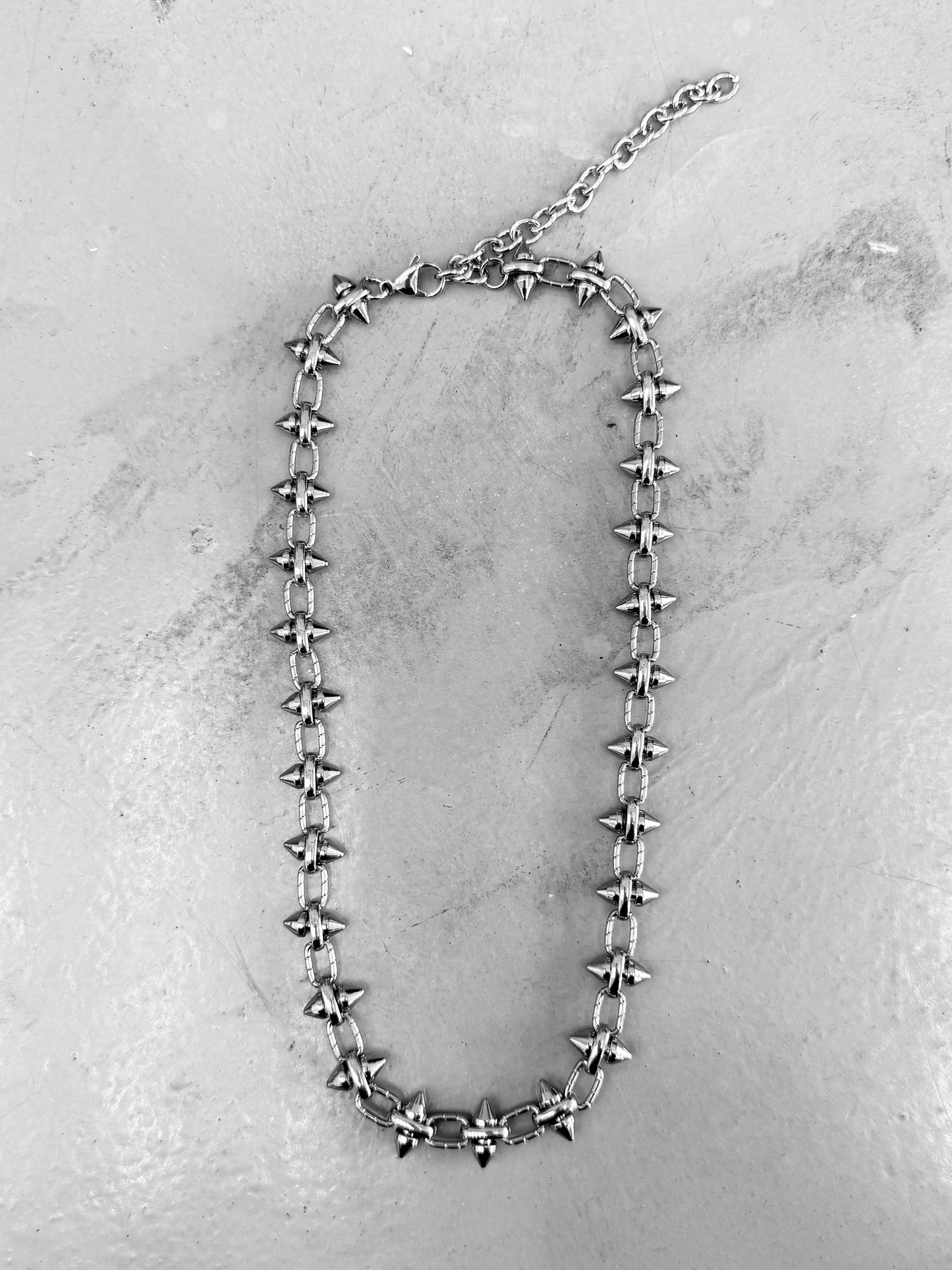 Spike Steel Necklace