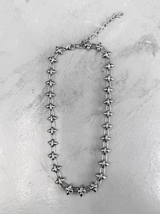 Spike Steel Necklace