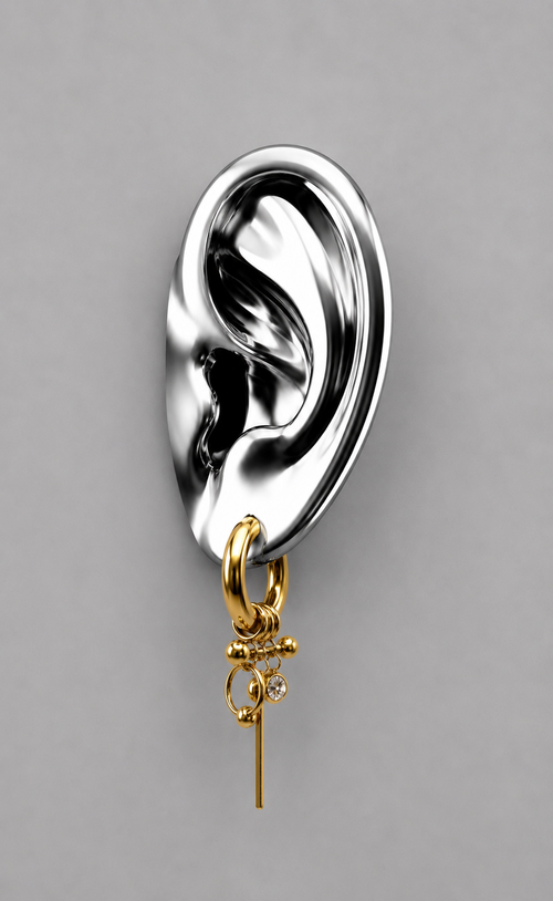 Piercing Hoops - Gold