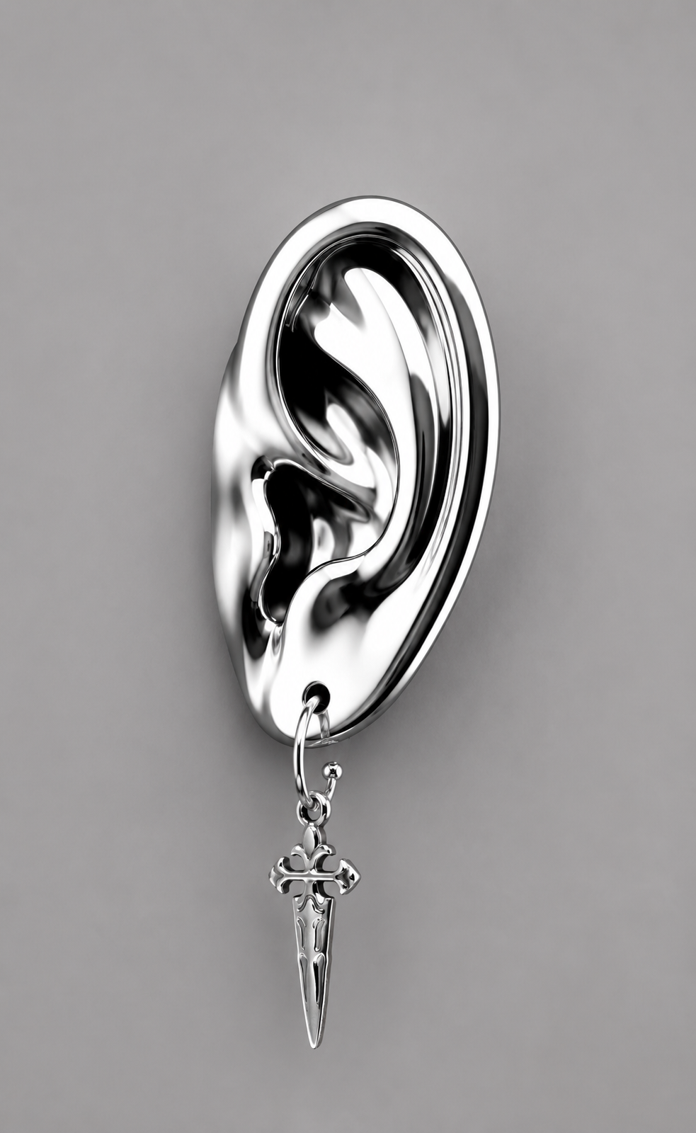 Chunky Sword Earrings