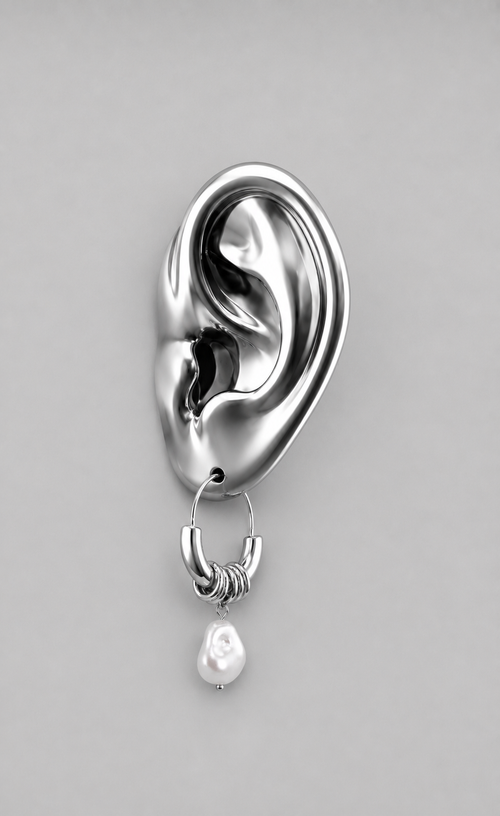 Pearl Hoops