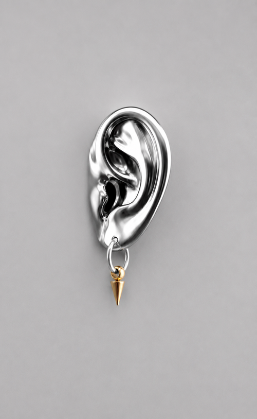 Mini gold-silver hoops