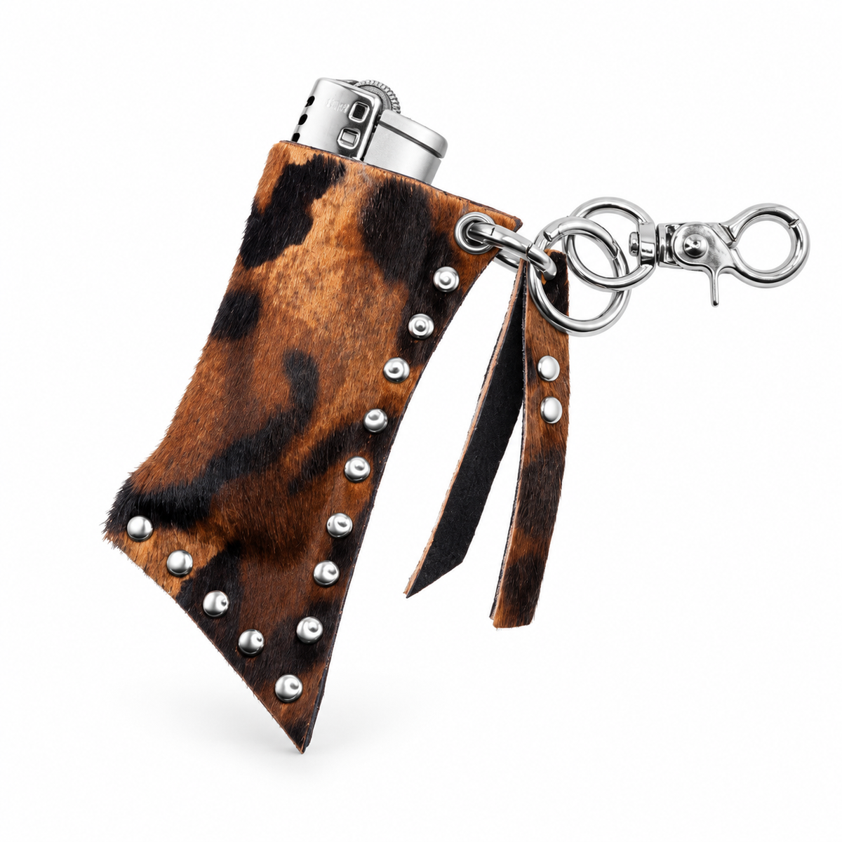 Leopard Pony hair Lightercase