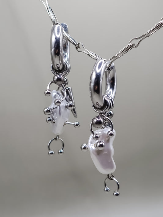 Pearl Piercing Earrings