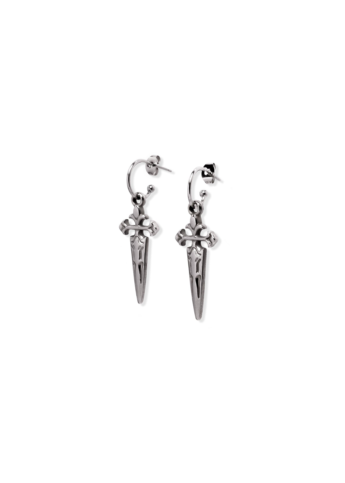 Chunky Sword Earrings