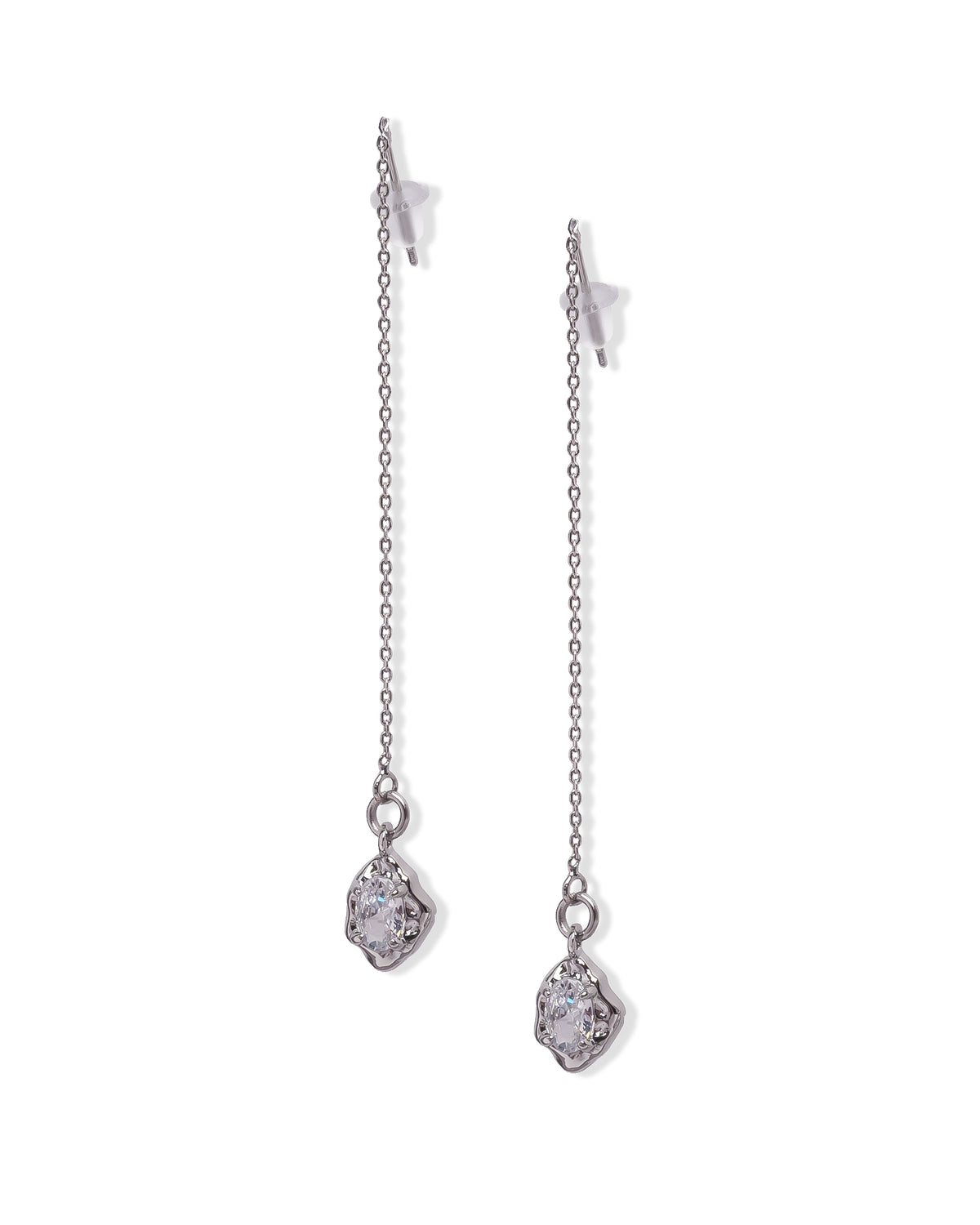 Threader Earrings - Silver