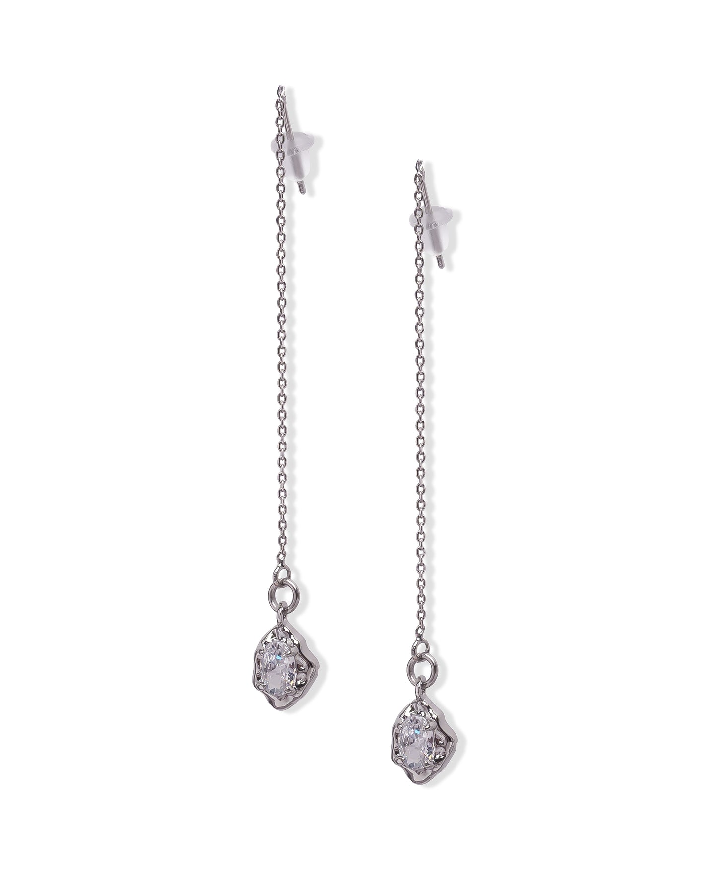 Threader Earrings - Silver