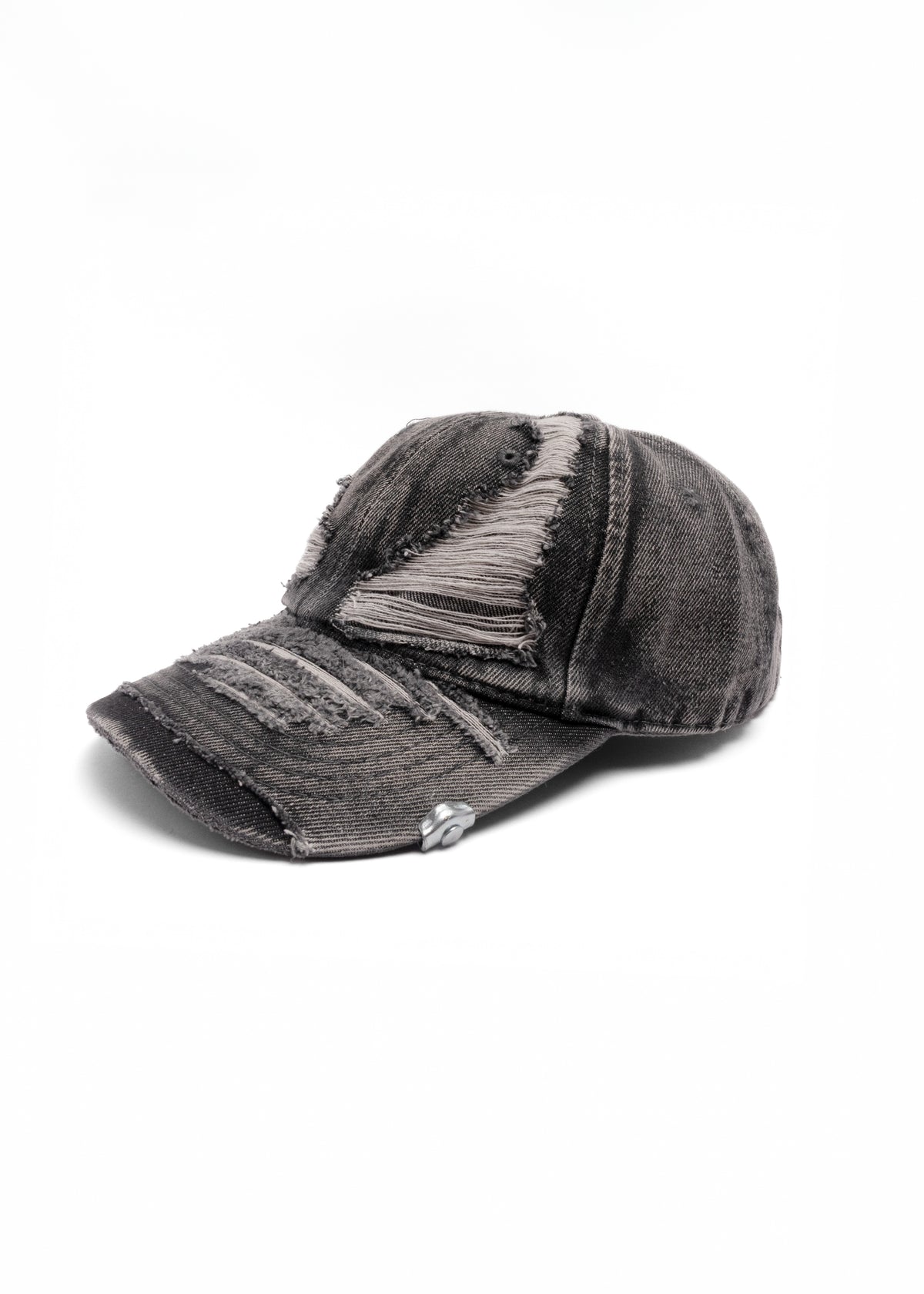 Distressed Cap - Washed Grey