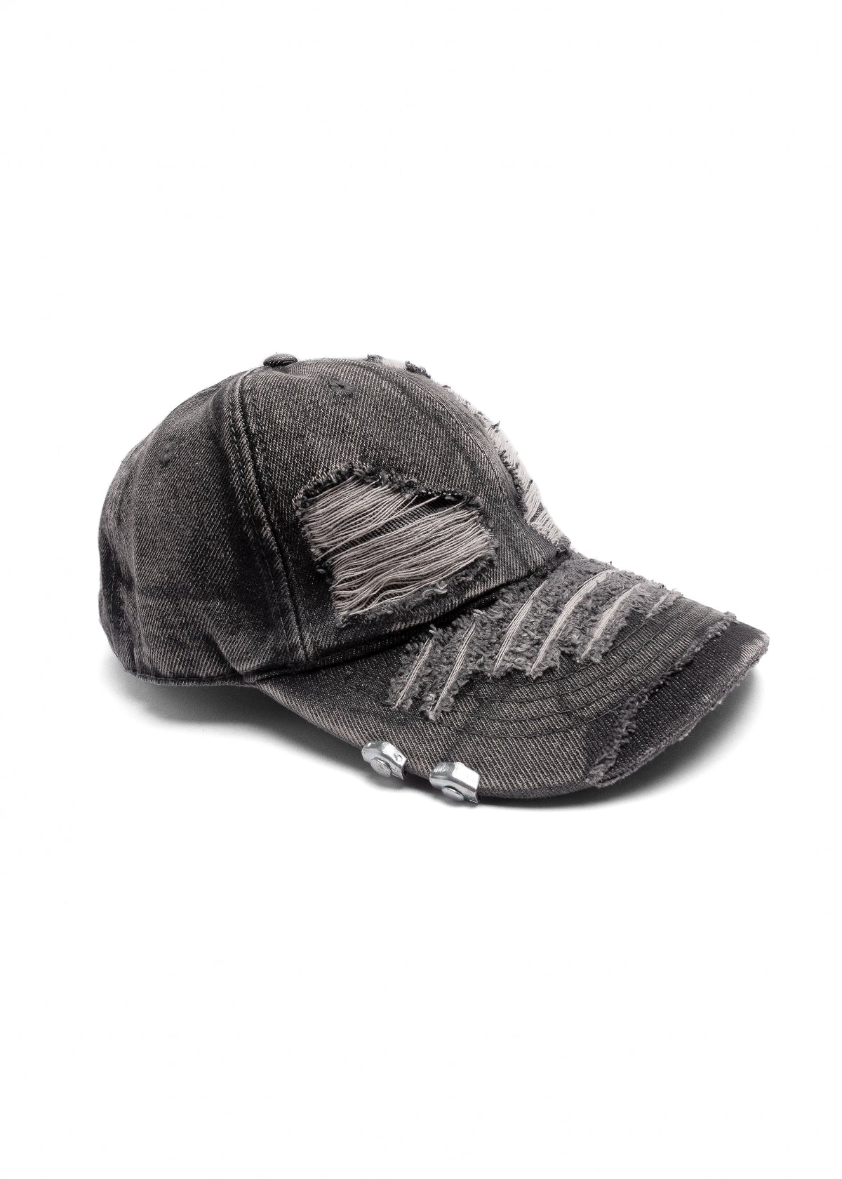 Distressed Cap - Washed Grey