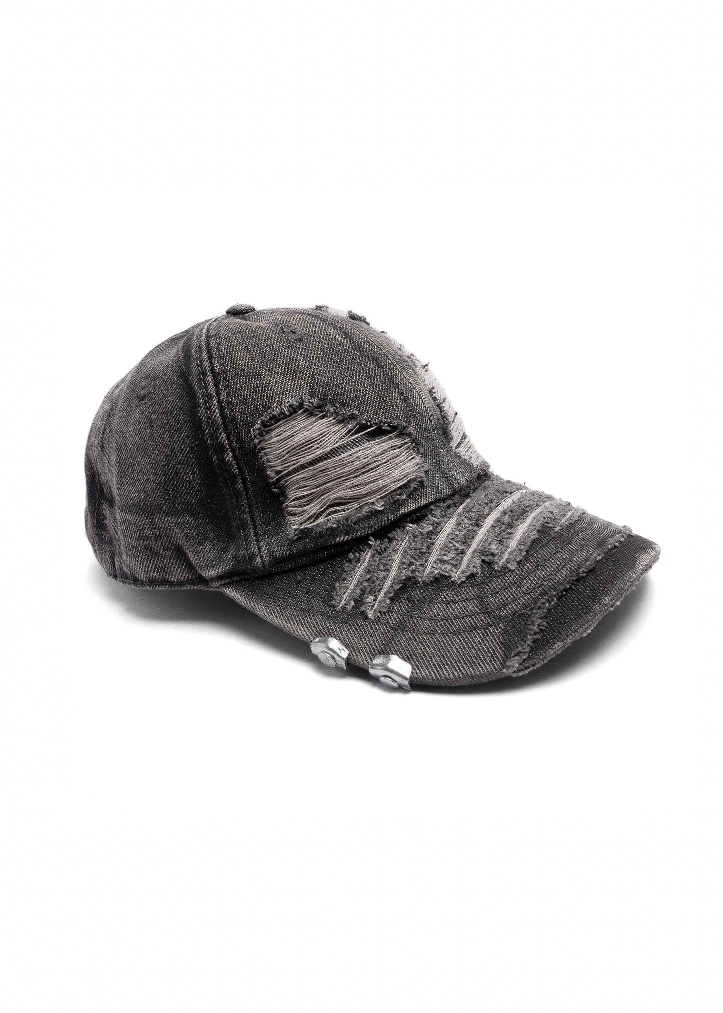 Distressed Cap - Washed Grey