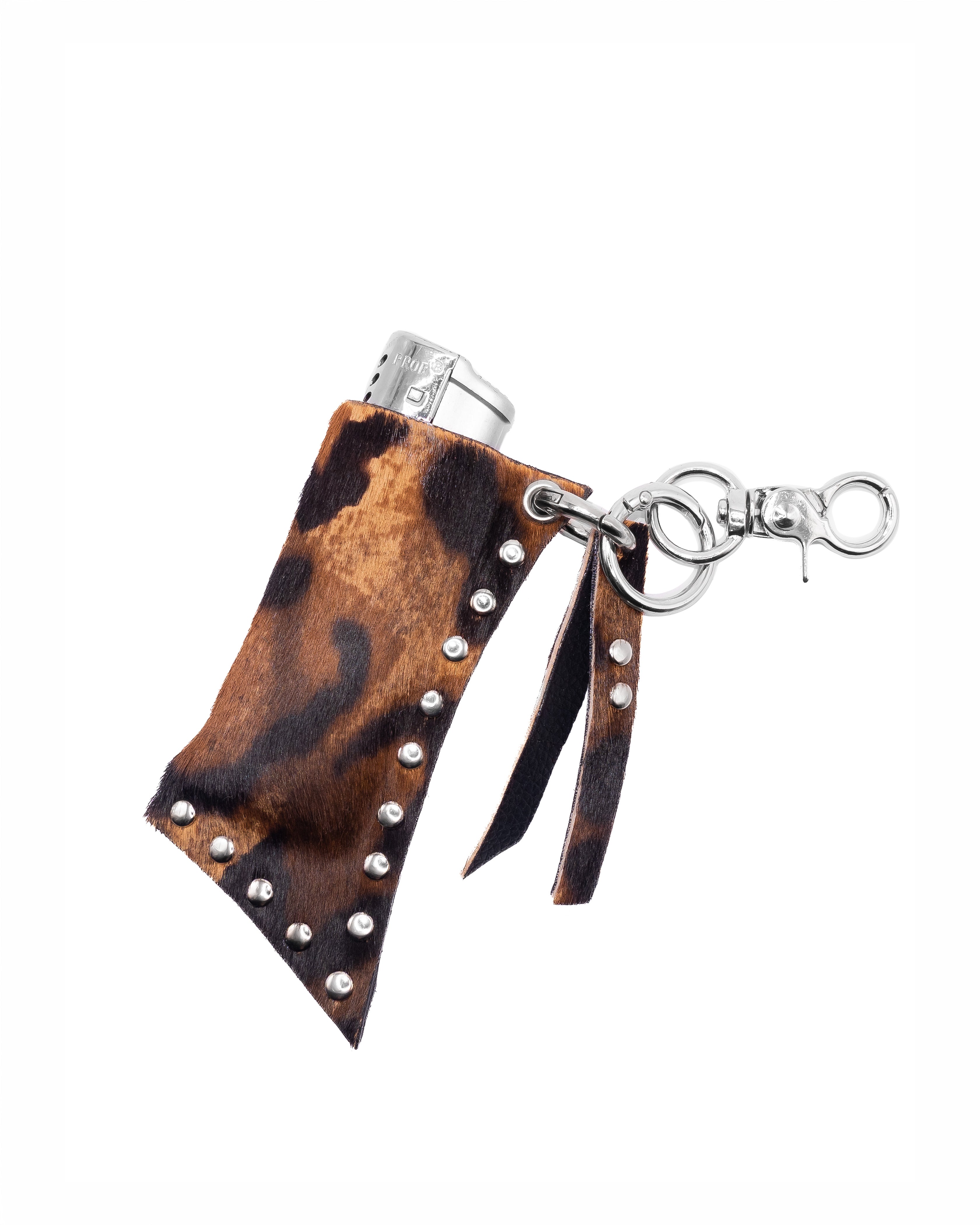Leopard Cowhide Lightercase