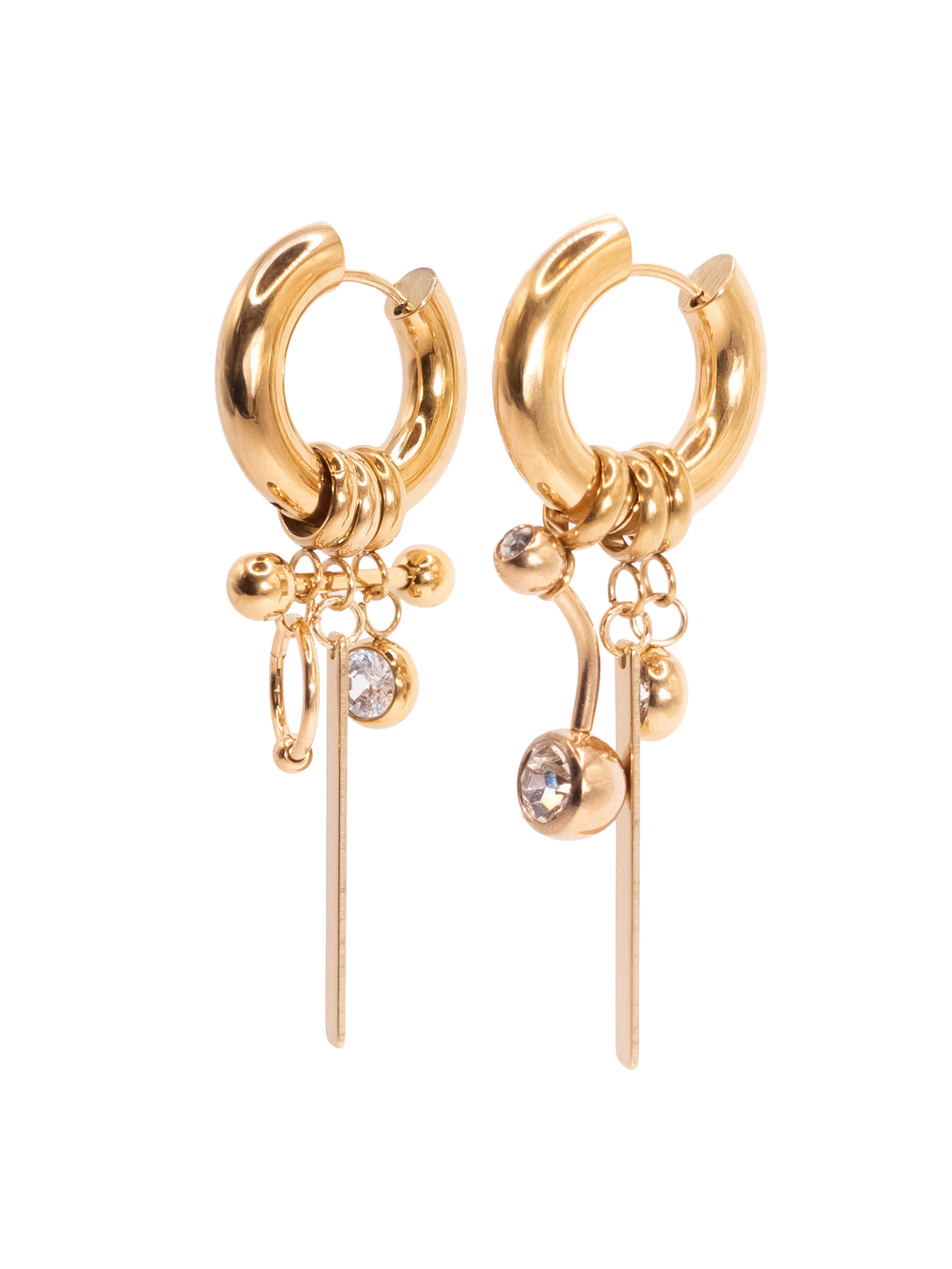 Piercing Hoops - Gold
