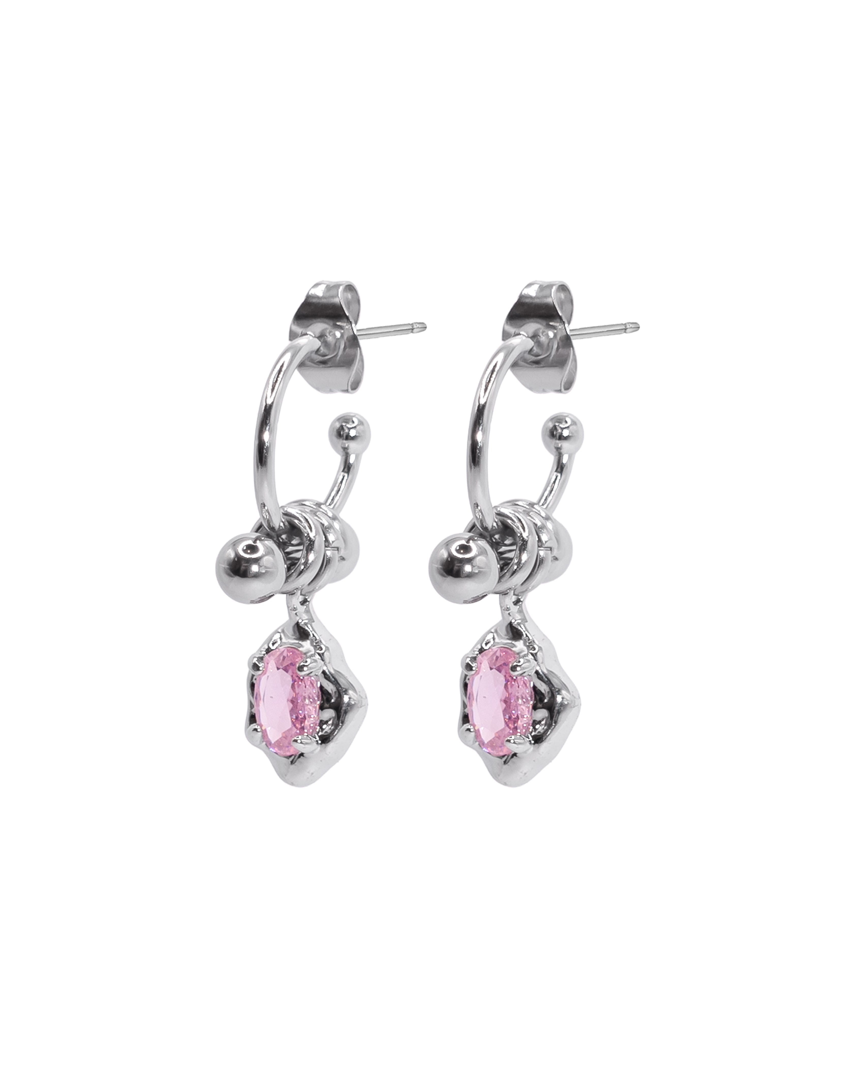 Lana Hoops - Pink