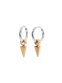 Mini gold-silver hoops