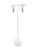 Mini gold-silver hoops
