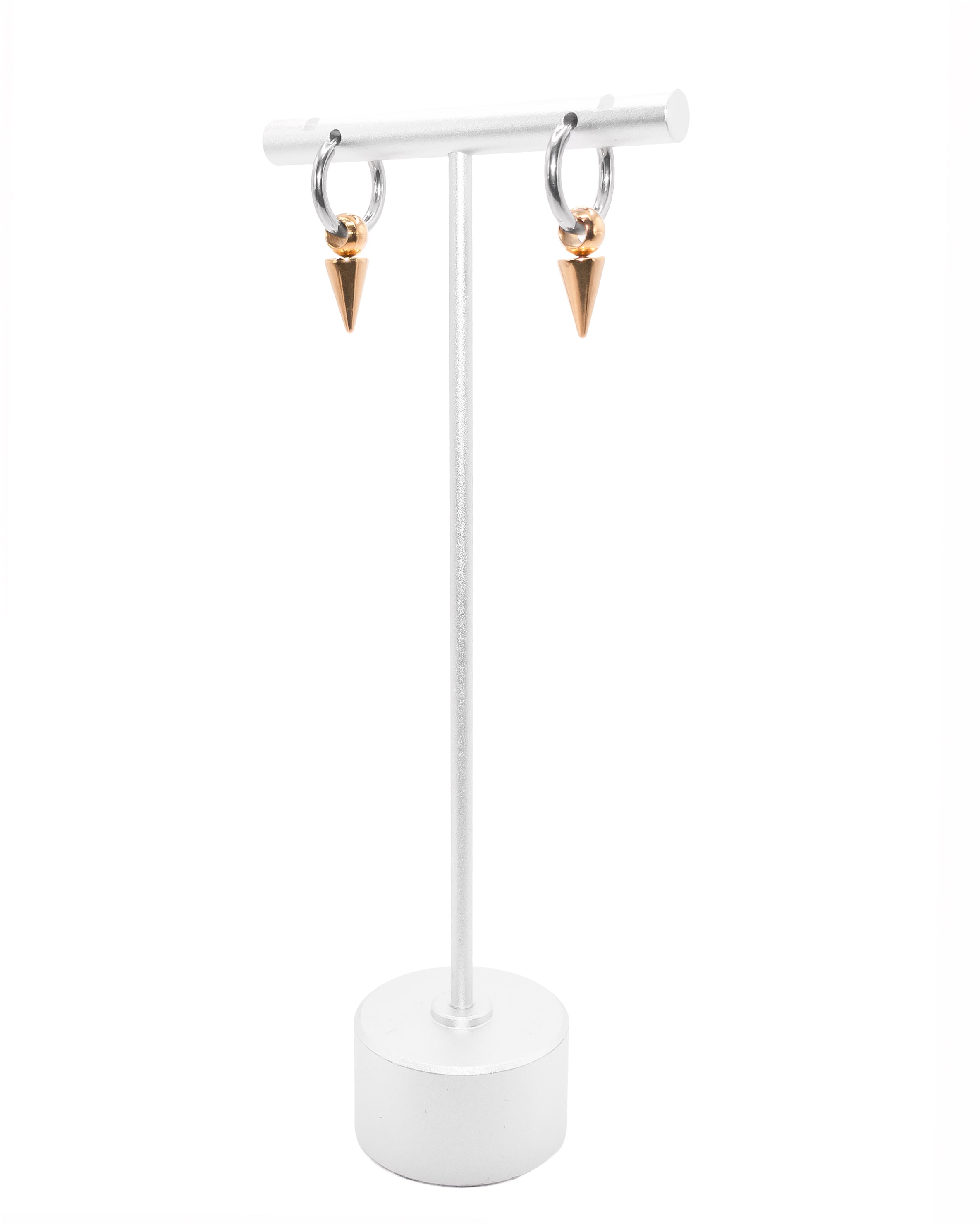 Mini gold-silver hoops
