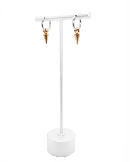 Mini gold-silver hoops