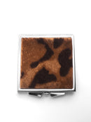 Leopard-Print Pony Hair Mirror