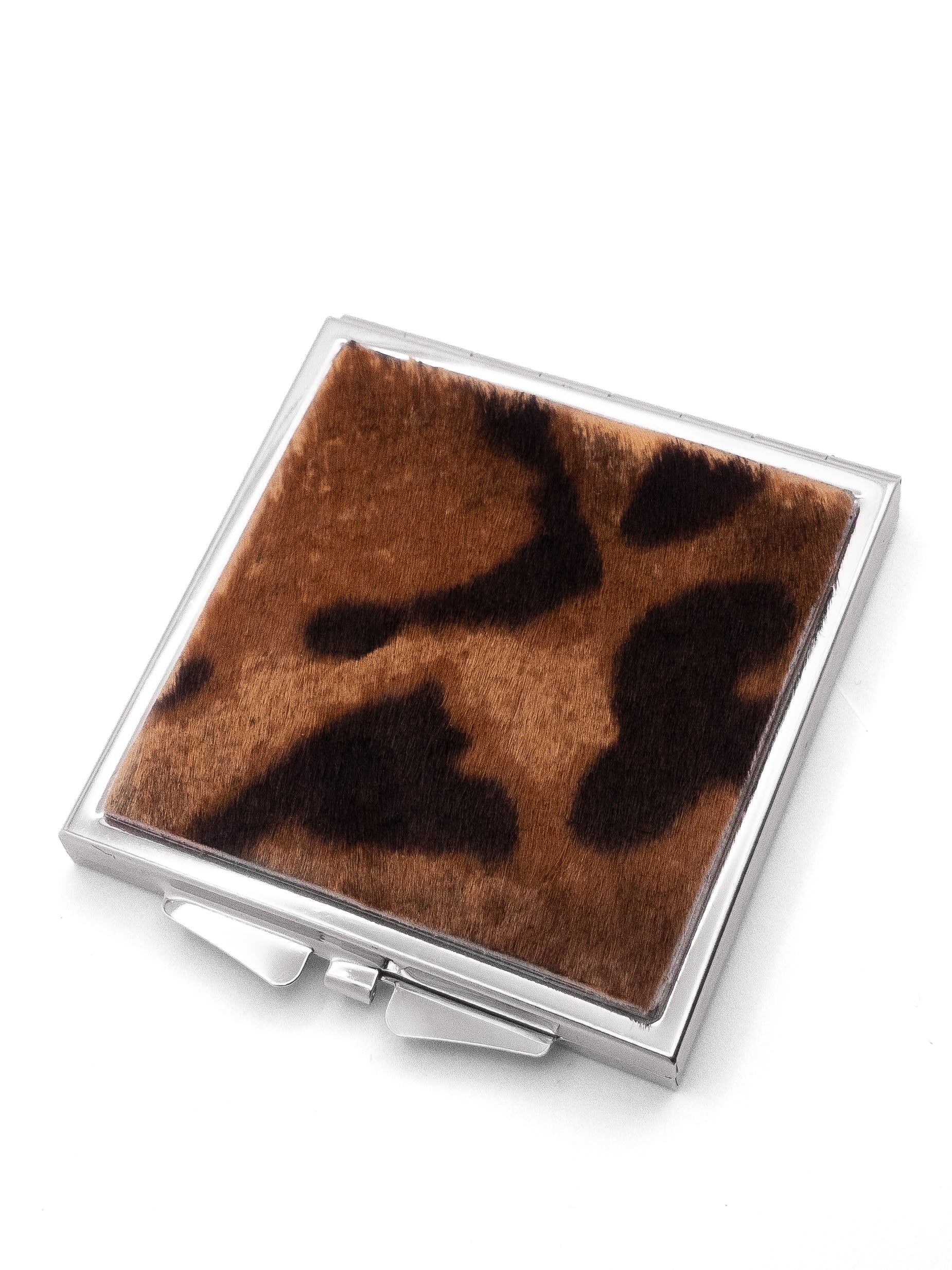 Leopard-Print Pony Hair Mirror