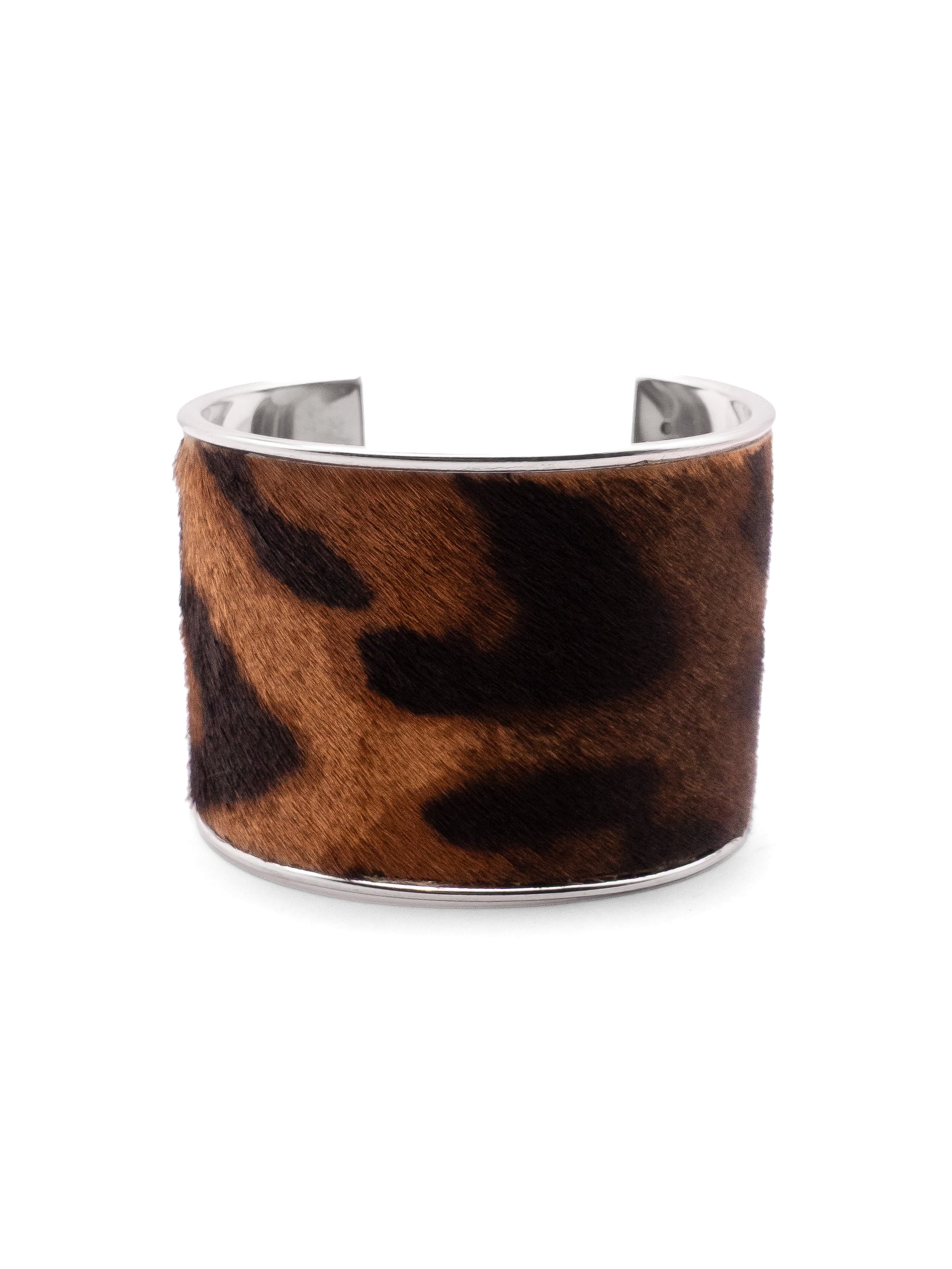Cowhide Bangle Cuff Bracelet