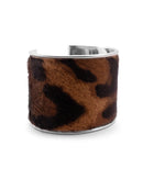 Cowhide Bangle Cuff Bracelet
