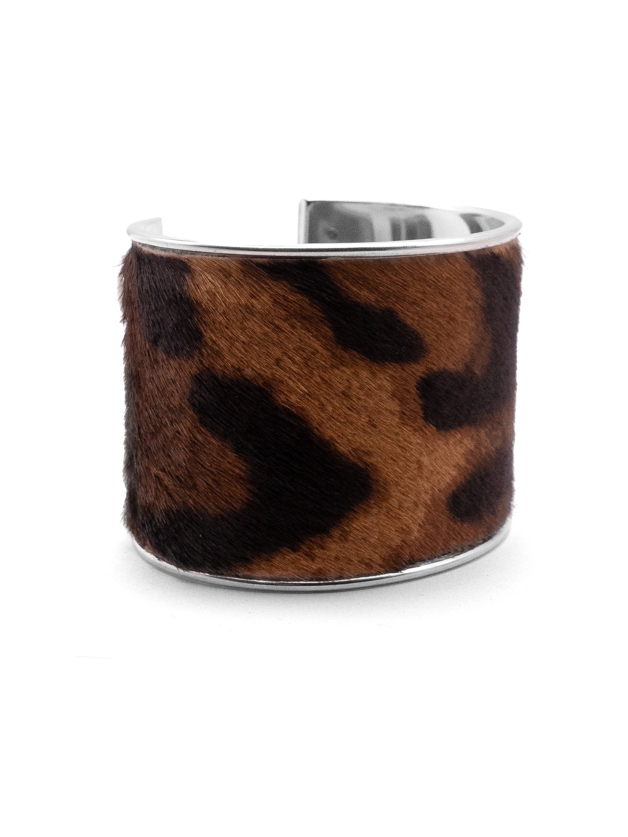Cowhide Bangle Cuff Bracelet