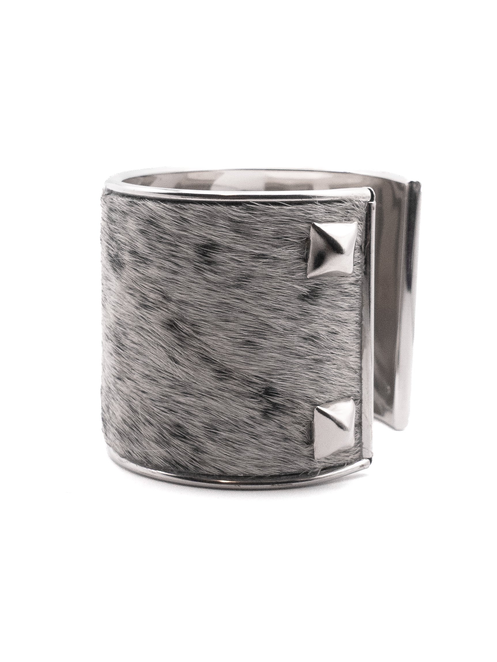 Cowhide Bangle Cuff Bracelet