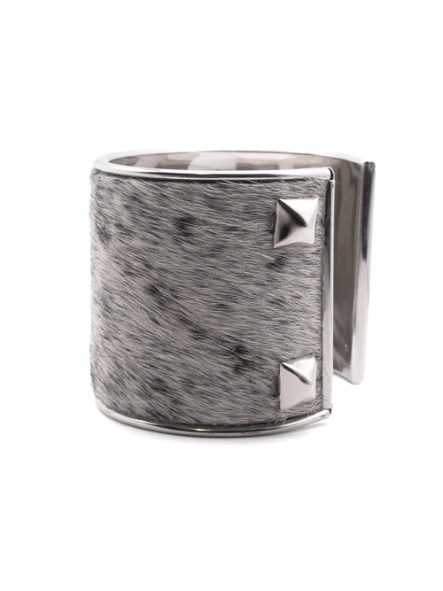 Cowhide Bangle Cuff Bracelet