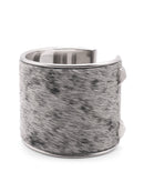 Cowhide Bangle Cuff Bracelet