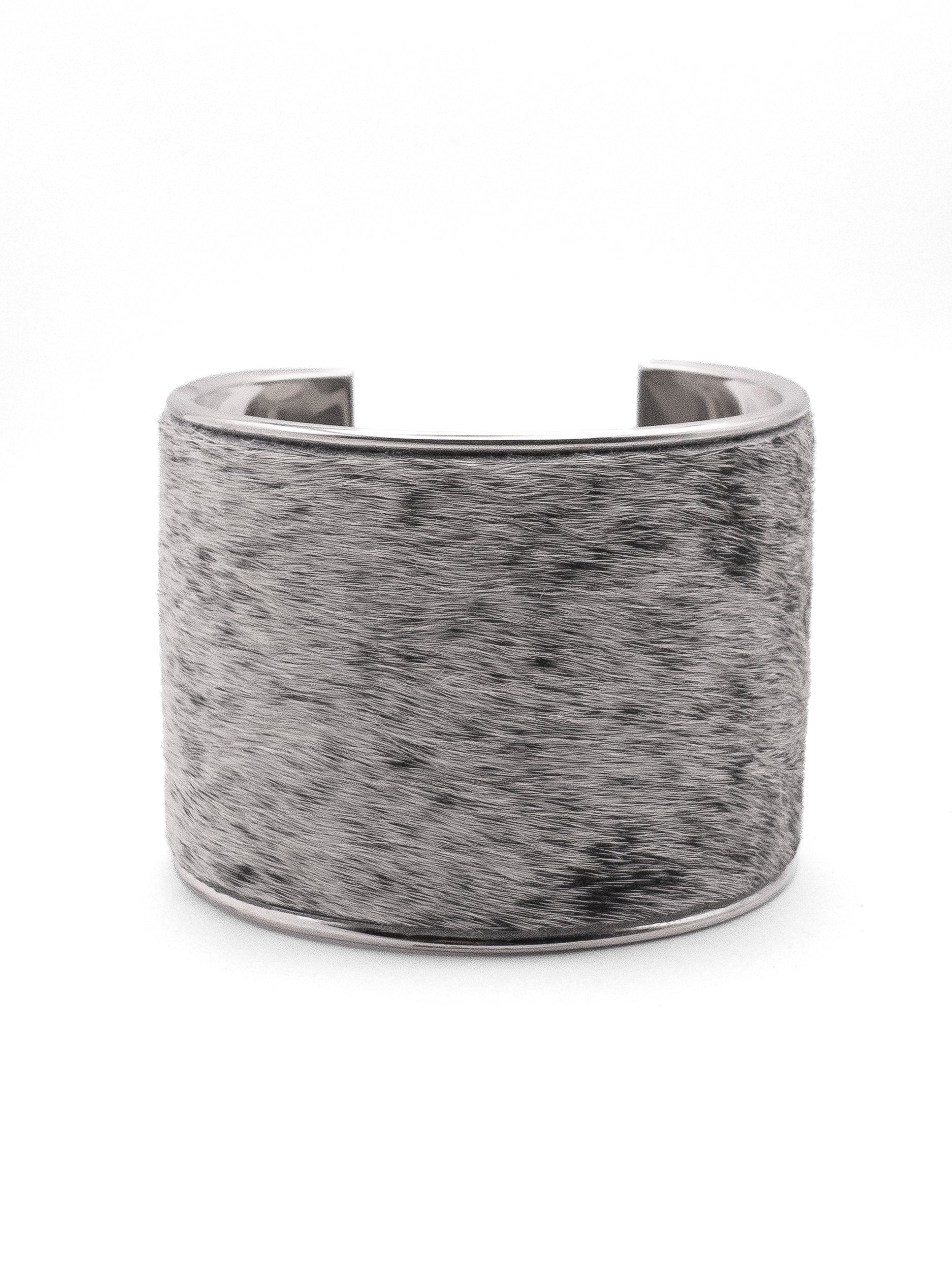 Cowhide Bangle Cuff Bracelet