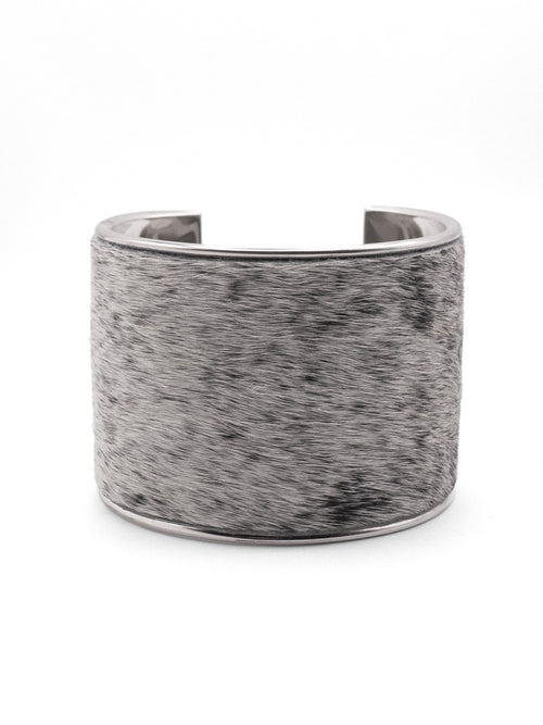 Cowhide Bangle Cuff Bracelet