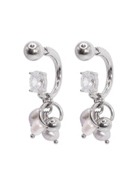 Freshwater Pearl Hoops
