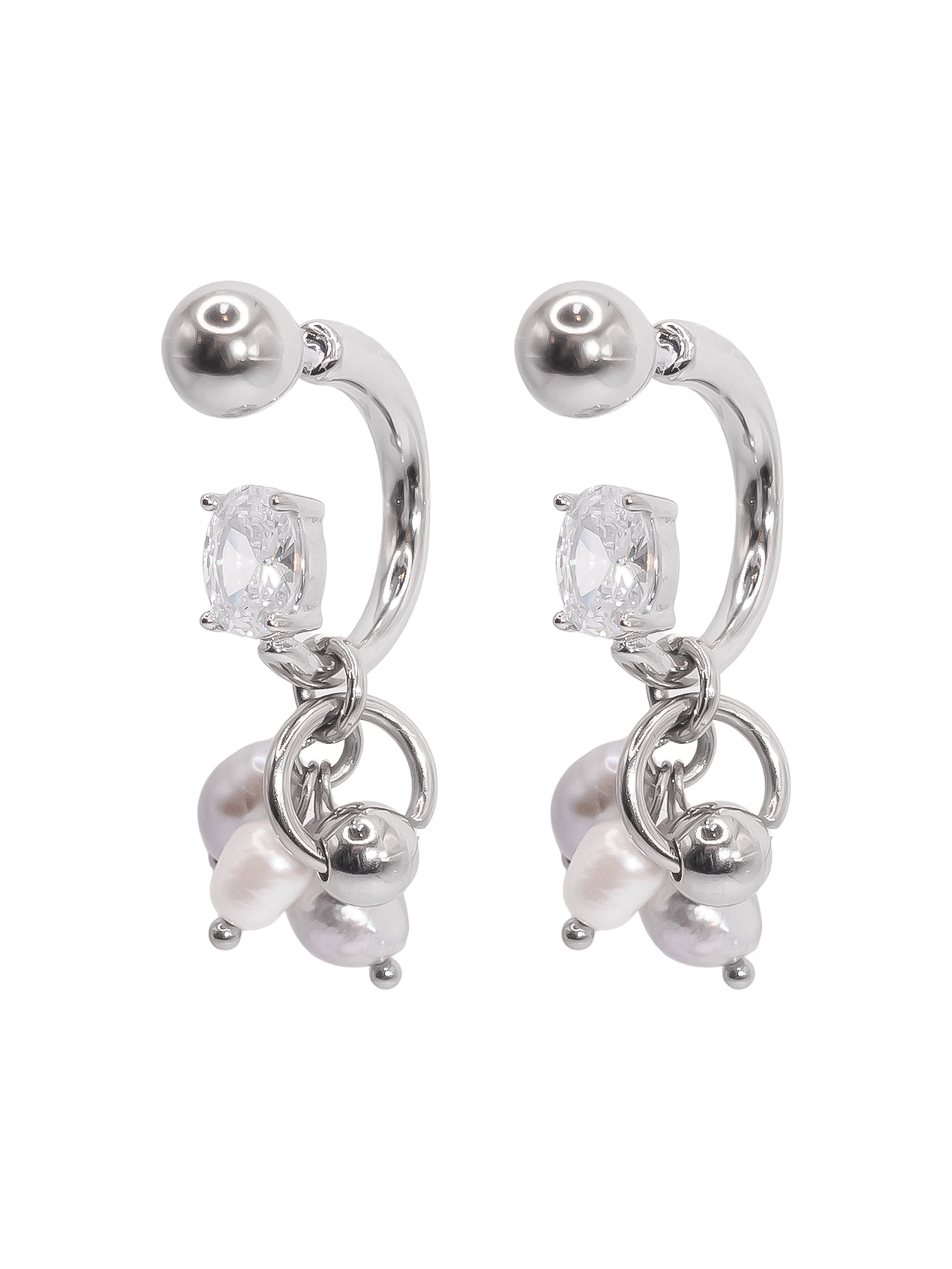 Freshwater Pearl Hoops