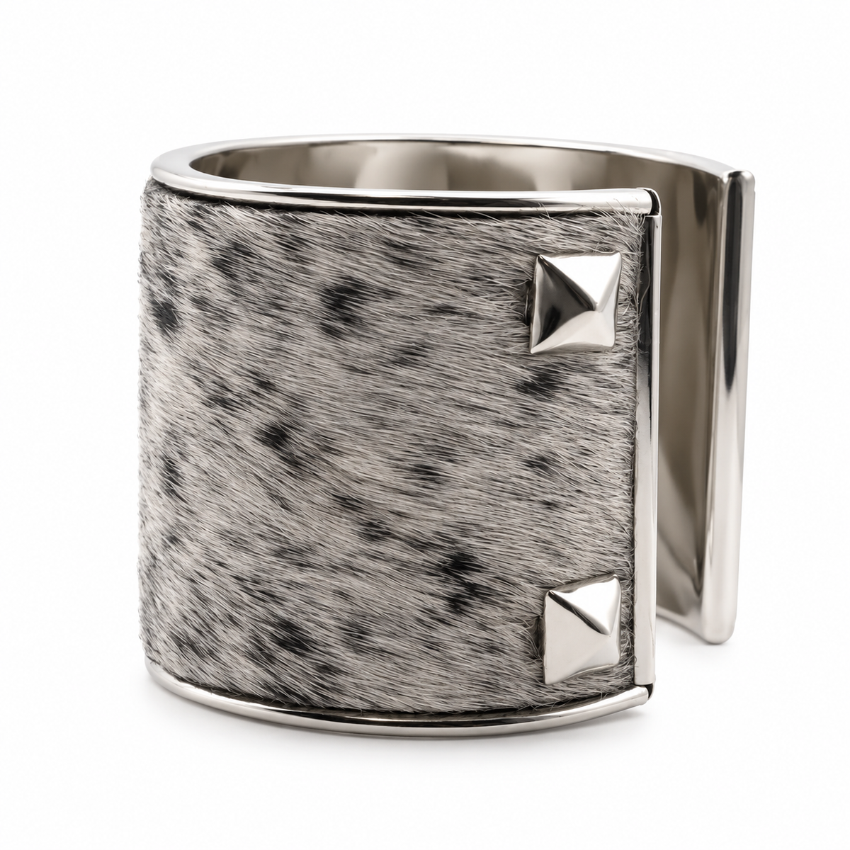 Cowhide Bangle Cuff Bracelet
