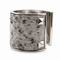 Cowhide Bangle Cuff Bracelet