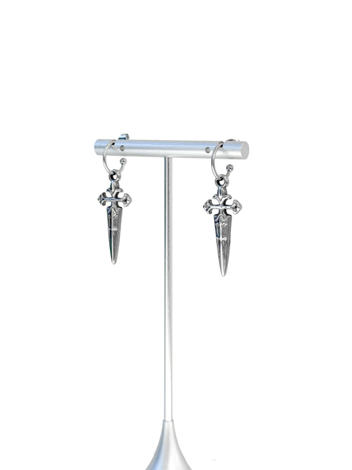 Chunky Sword Earrings