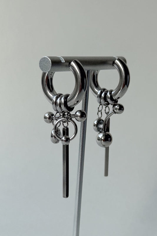Silver Piercing Hoops