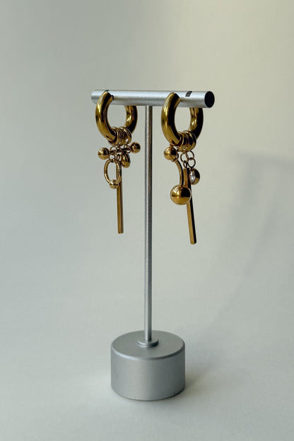 Gold Piercing Hoops