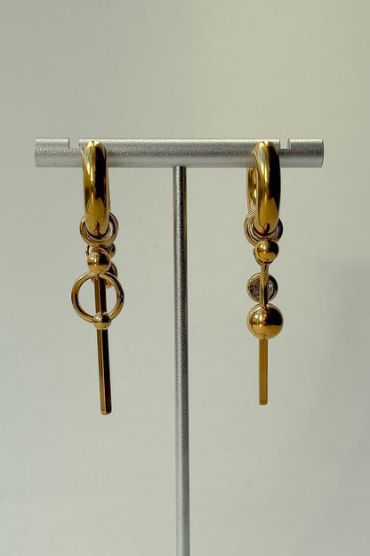 Gold Piercing Hoops