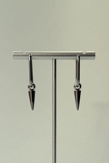 Oval Spike Hoops